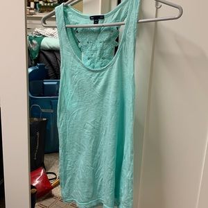 mint green medium gap tank top